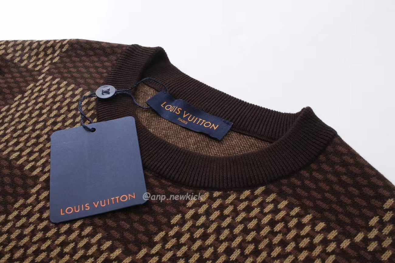 Louis Vuitton Round Necked Checkerboard T Shirt (16) - newkick.app